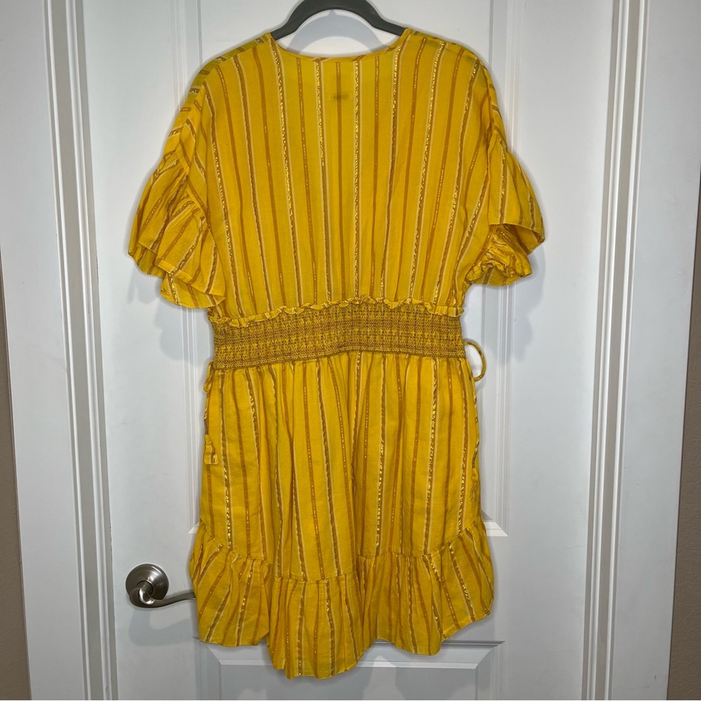 Saylor Adrianne Ruffle-Sleeve Mini Dress - Picture 5 of 9